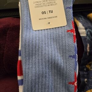 NWT Victoria's Secret PINK 2-Pack of Crew Socks